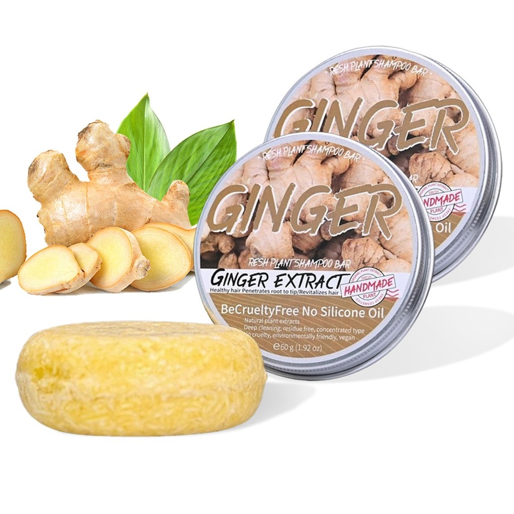Organic Ginger Shampoo Bar - 2 pk